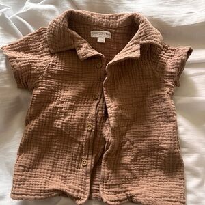 Grayson Brown Kids Shirt